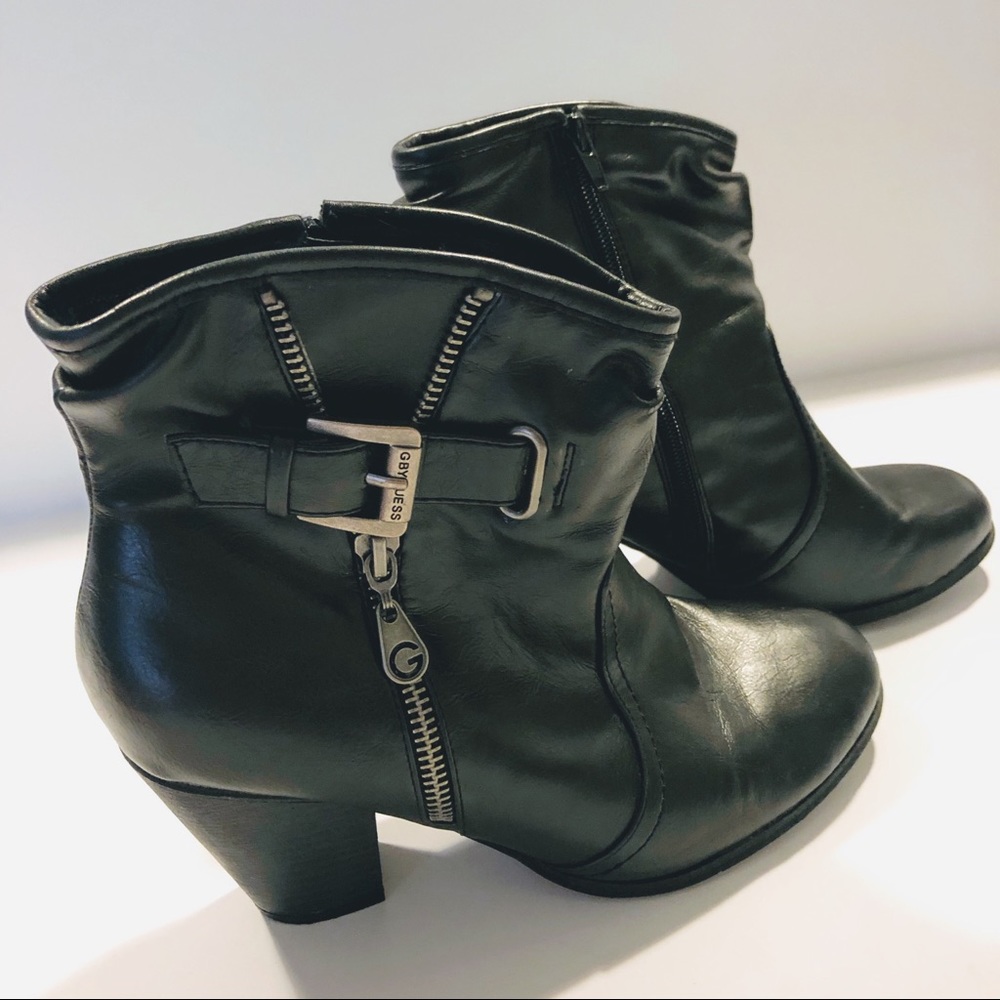 G By Guess Karda Black Booties